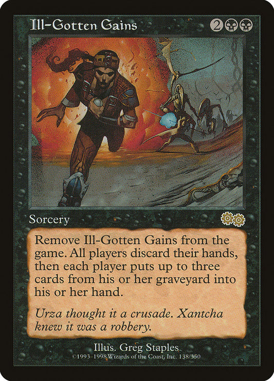 MTG Card Title: Ill-Gotten Gains USG/138