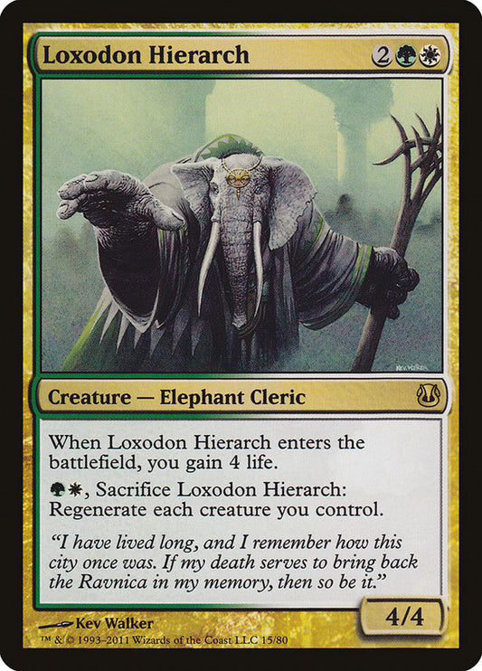 MTG Card Title: Loxodon Hierarch DDH/15
