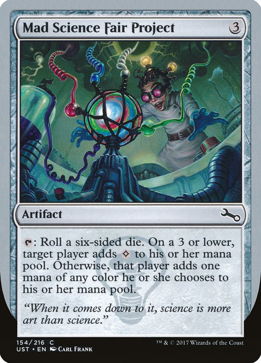 MTG Card Title: Mad Science Fair Project UST/154