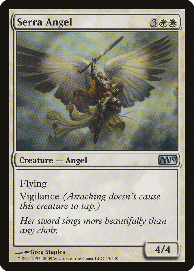 MTG Card Title: Serra Angel M10/29
