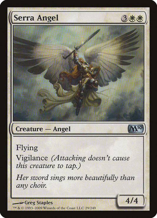 MTG Card Title: Serra Angel M10/29