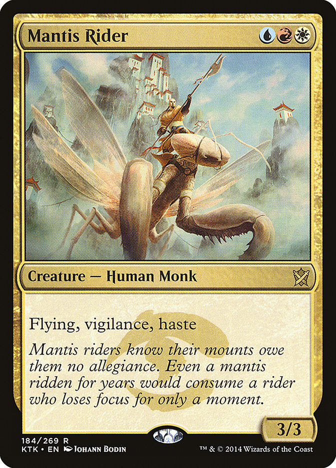 MTG Card Title: Mantis Rider KTK/184