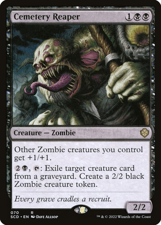 MTG Card Title: Cemetery Reaper SCD/70