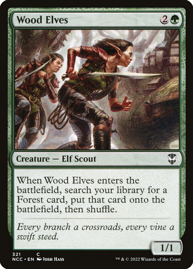 MTG Card Title: Wood Elves NCC/321