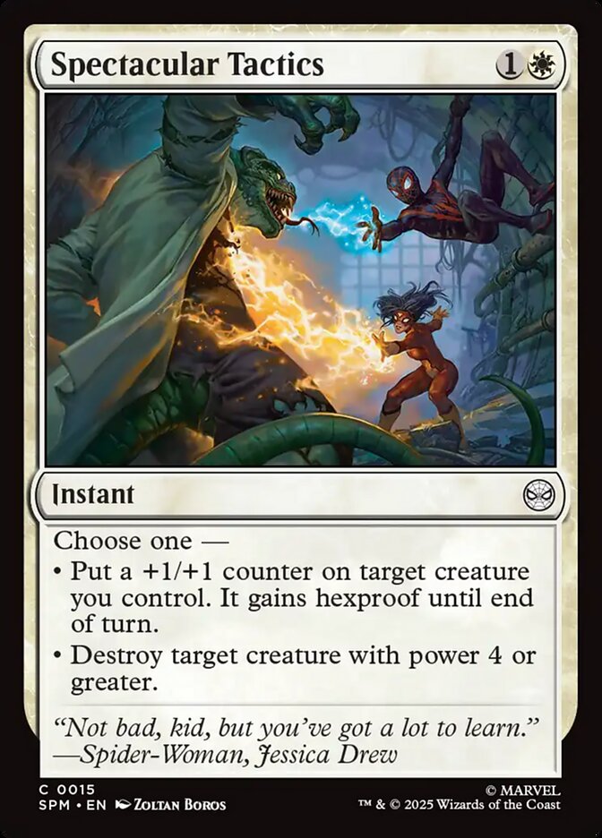 MTG Card Title: Spectacular Tactics SPM/15