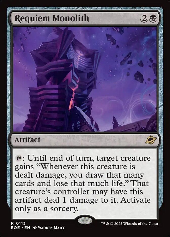 MTG Card Title: Requiem Monolith EOE/113