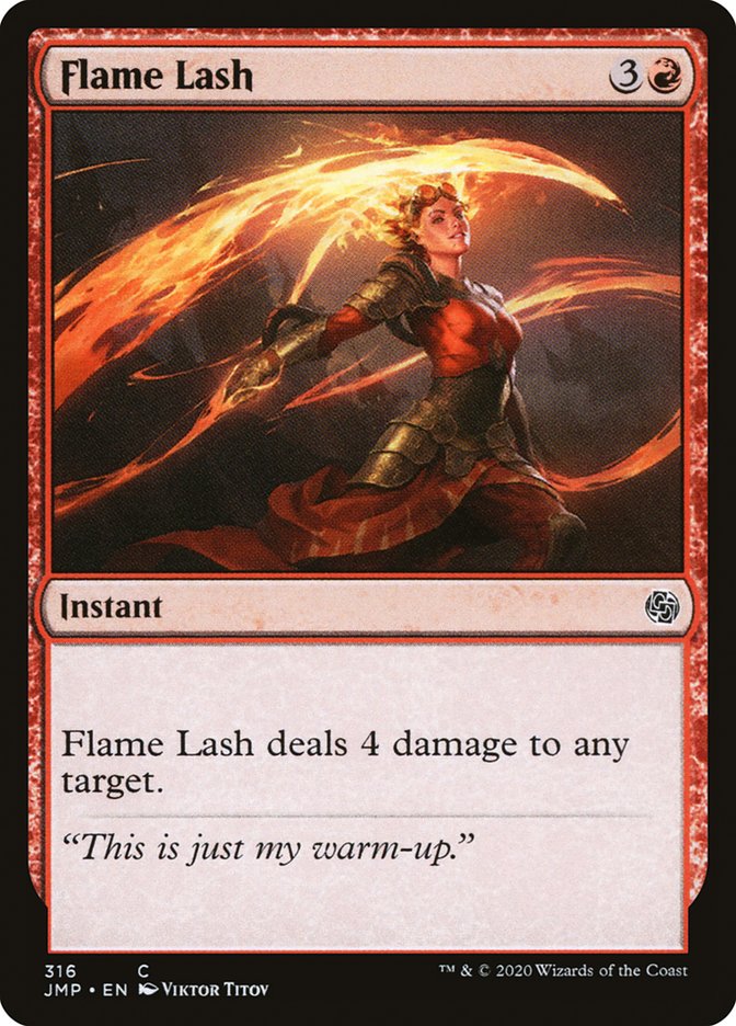 MTG Card Title: Flame Lash JMP/316