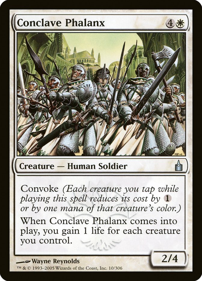 MTG Card Title: Conclave Phalanx RAV/10