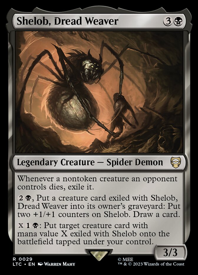MTG Card Title: Shelob, Dread Weaver LTC/29