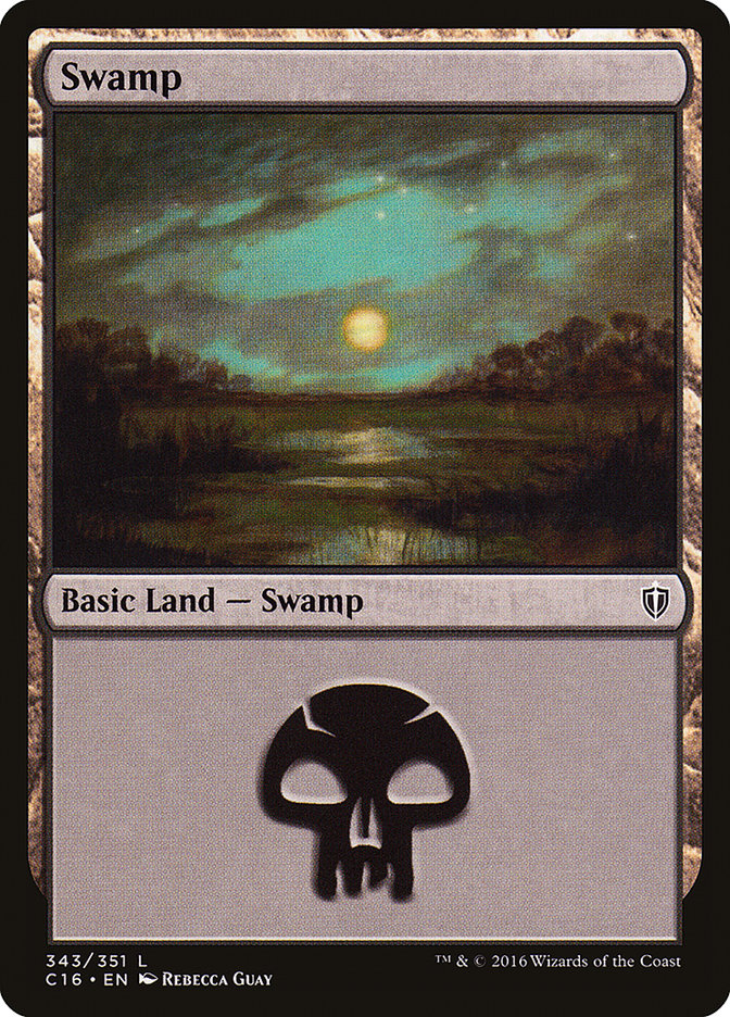MTG Card Title: Swamp C16/343