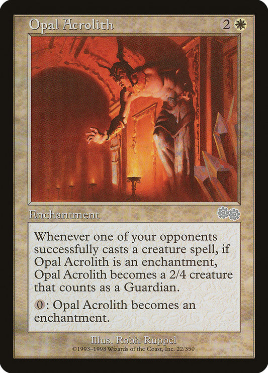 MTG Card Title: Opal Acrolith USG/22