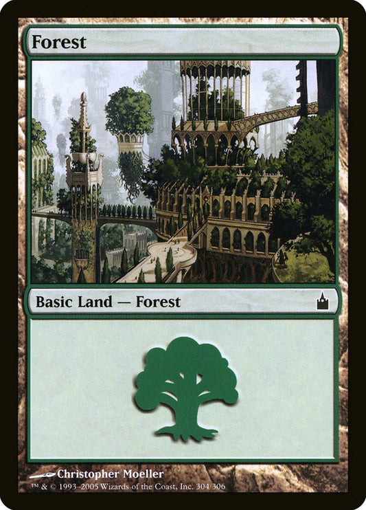 MTG Card Title: Forest RAV/304