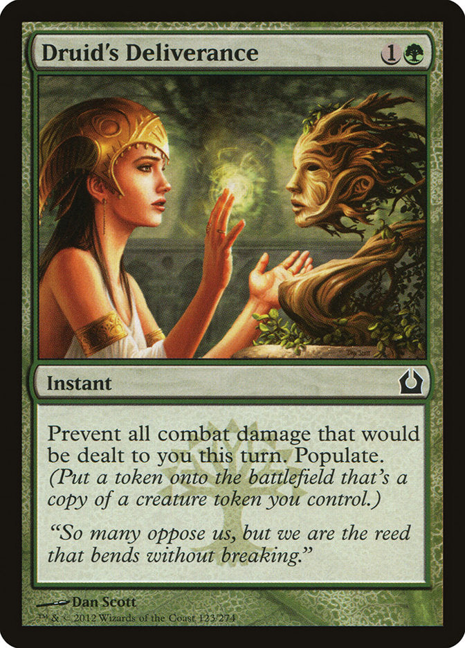 MTG Card Title: Druid's Deliverance RTR/123