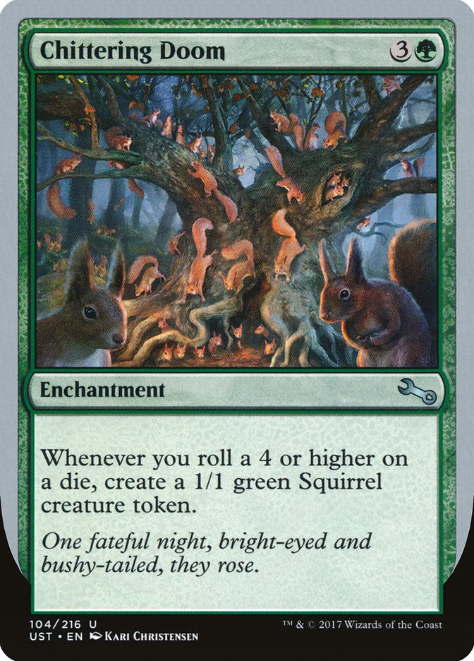 MTG Card Title: Chittering Doom UST/104