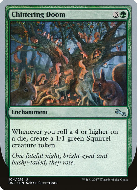MTG Card Title: Chittering Doom UST/104