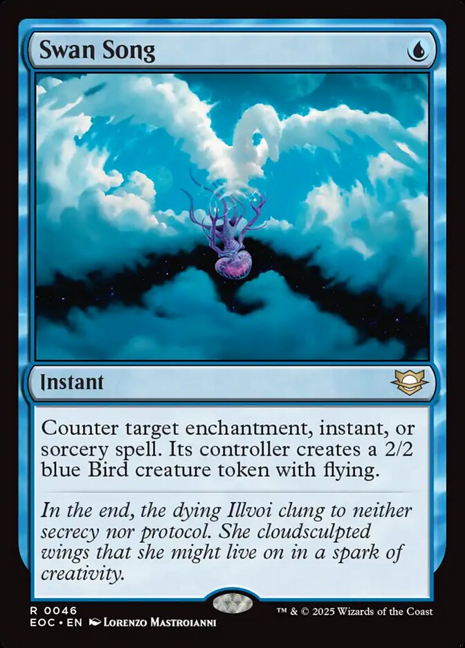 MTG Card Title: Swan Song EOC/46