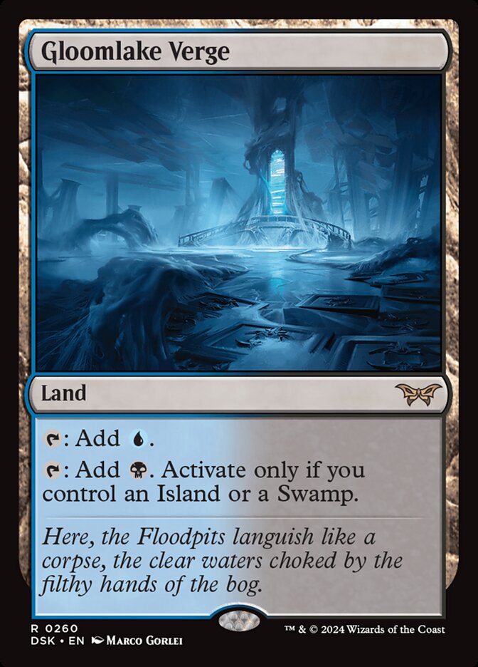 MTG Card Title: Gloomlake Verge DSK/260