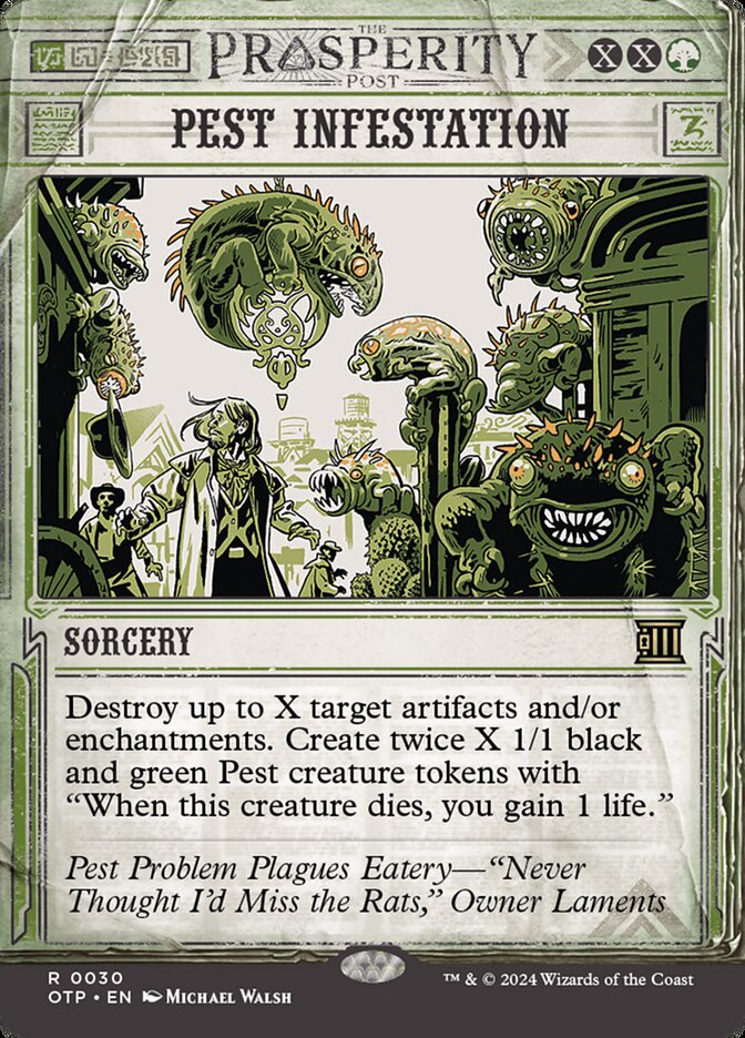 MTG Card Title: Pest Infestation OTP/30