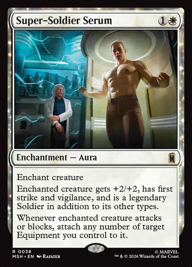 MTG Card Title: Super-Soldier Serum MSH/38