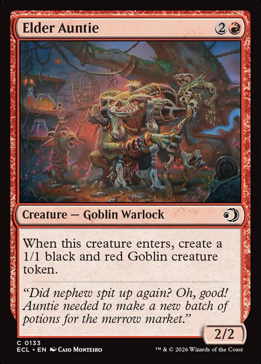MTG Card Title: Elder Auntie ECL/133