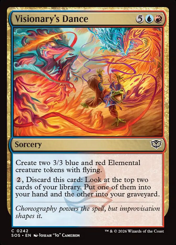 MTG Card Title: Visionary's Dance SOS/242