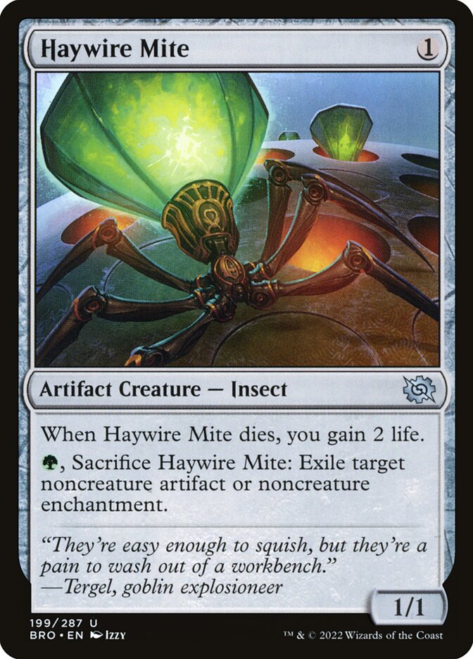 MTG Card Title: Haywire Mite BRO/199