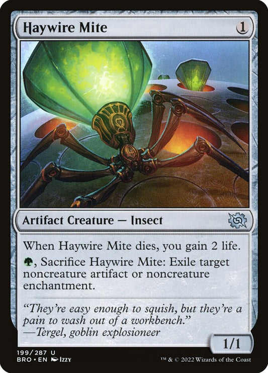 MTG Card Title: Haywire Mite BRO/199