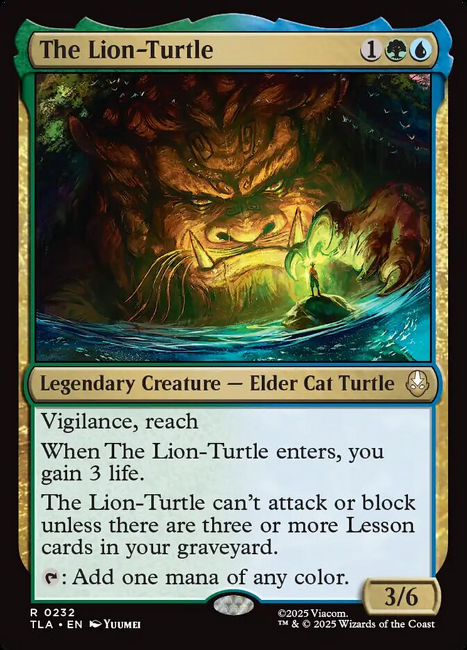 MTG Card Title: The Lion-Turtle TLA/232