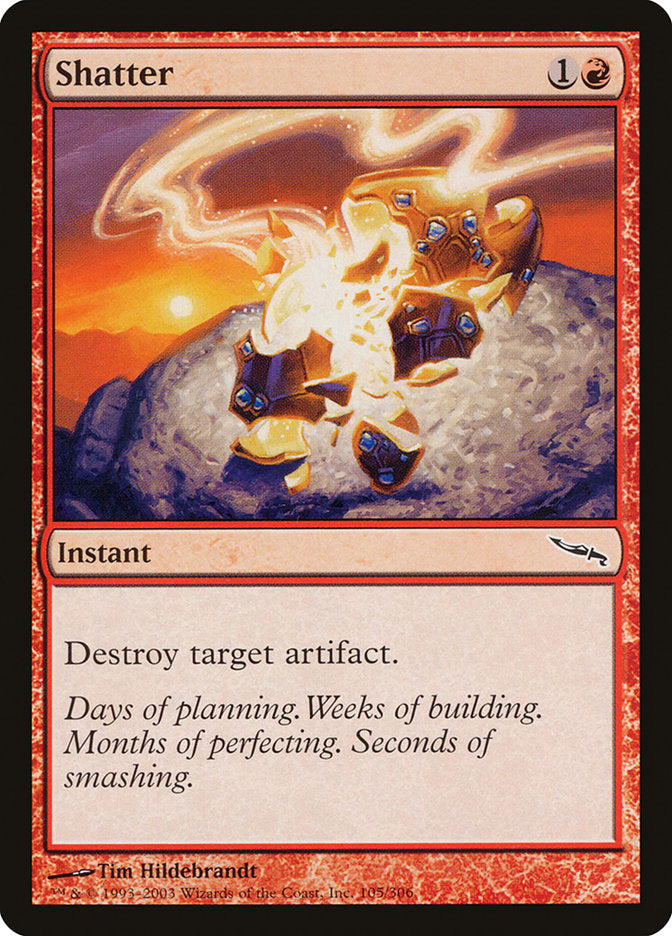 MTG Card Title: Shatter MRD/105
