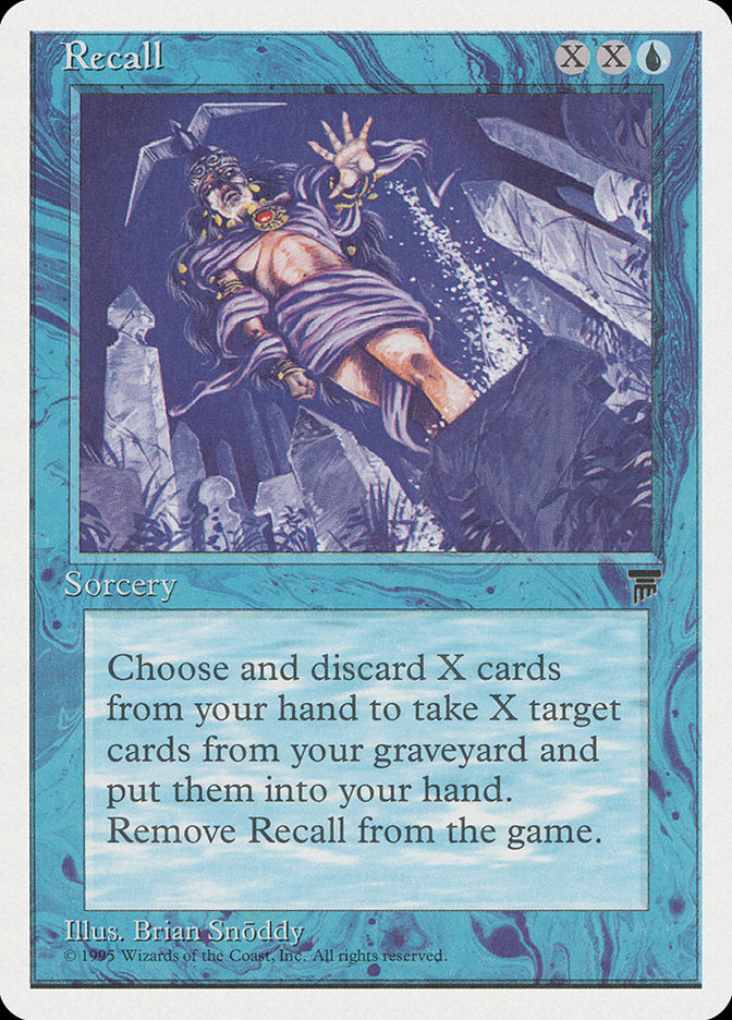 MTG Card Title: Recall CHR/24