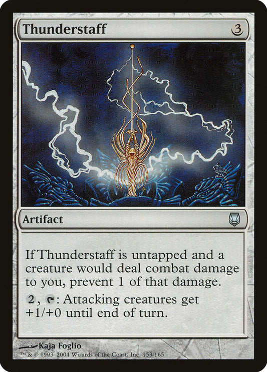 MTG Card Title: Thunderstaff DST/153