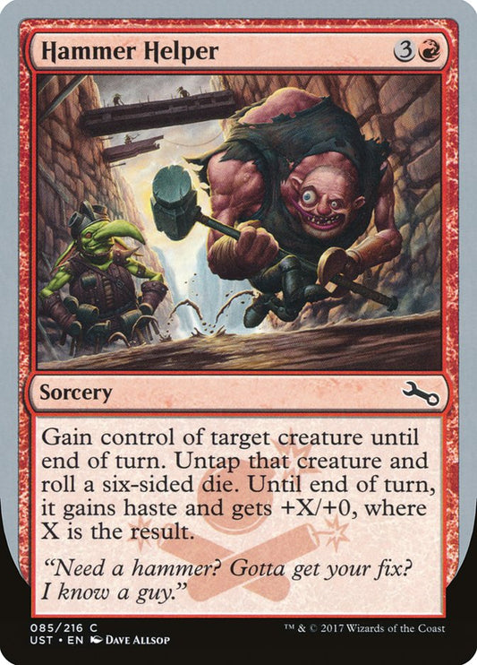 MTG Card Title: Hammer Helper UST/85
