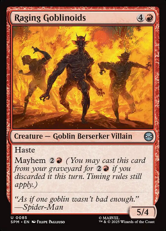 MTG Card Title: Raging Goblinoids SPM/85