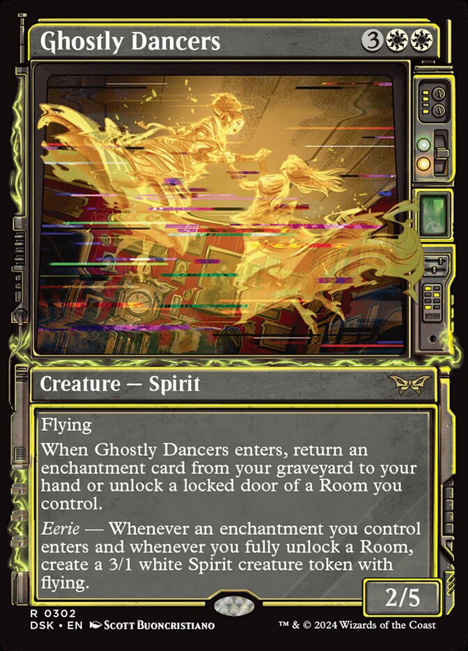 MTG Card Title: Ghostly Dancers DSK/302
