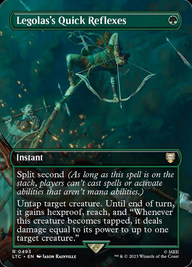 MTG Card Title: Legolas's Quick Reflexes LTC/493