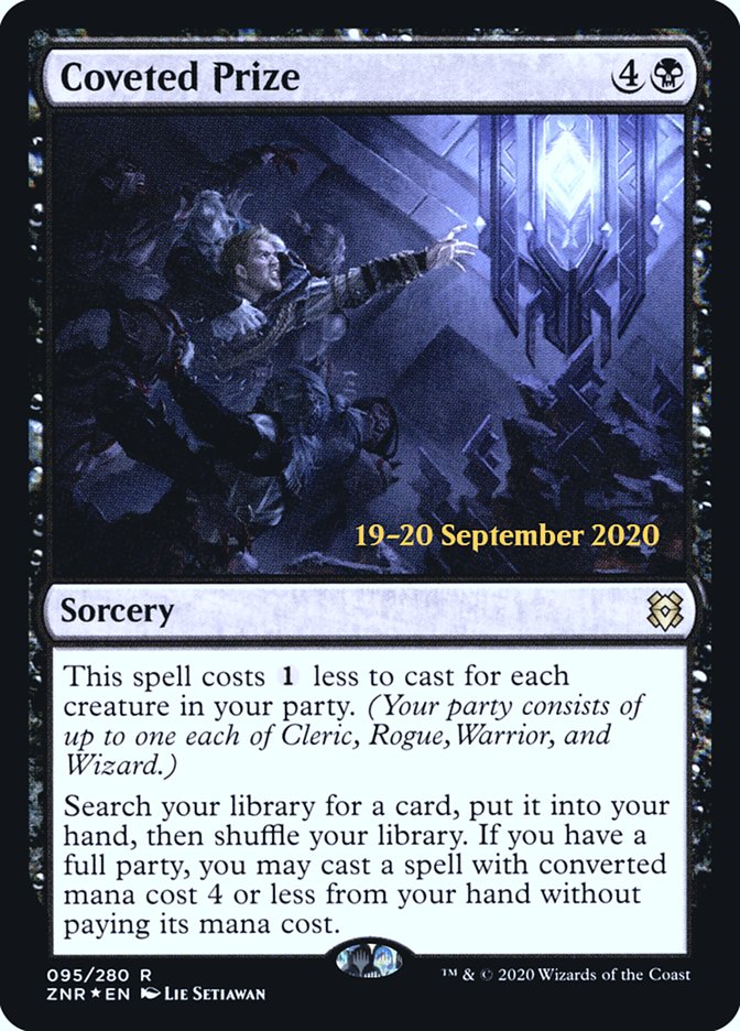 MTG Card Title: Coveted Prize PZNR/95s