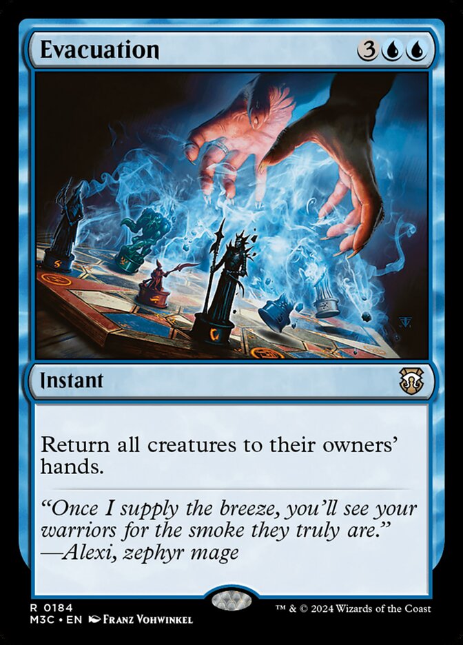 MTG Card Title: Evacuation M3C/184