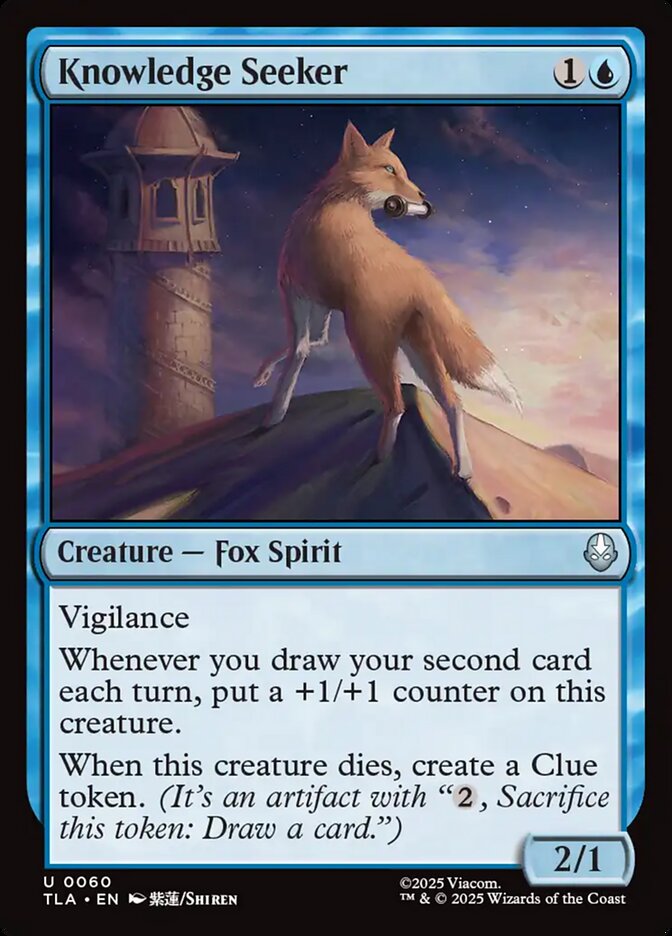 MTG Card Title: Knowledge Seeker TLA/60