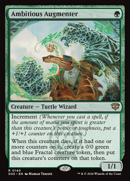 MTG Card Title: Ambitious Augmenter SOS/140