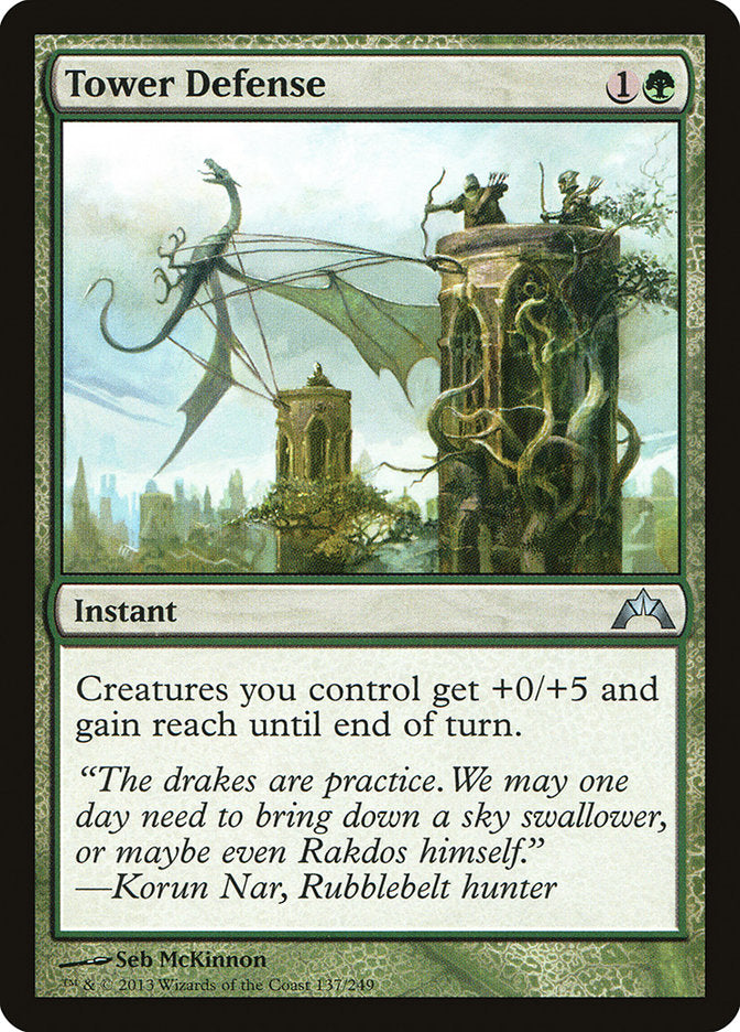 MTG Card Title: Tower Defense GTC/137