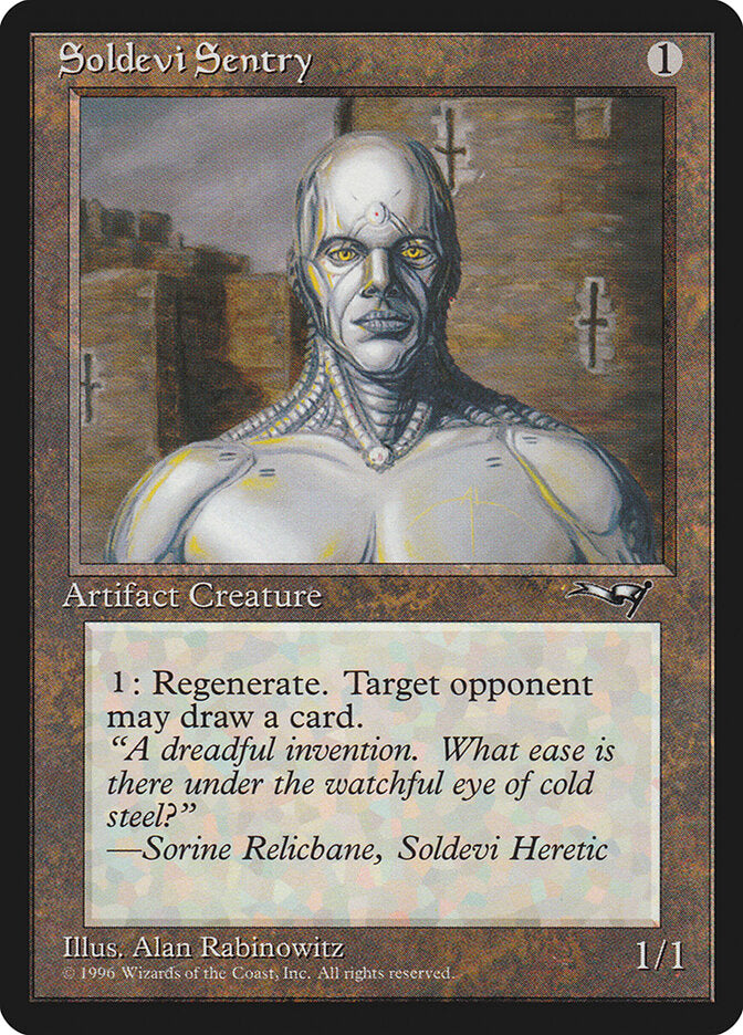 MTG Card Title: Soldevi Sentry ALL/132a