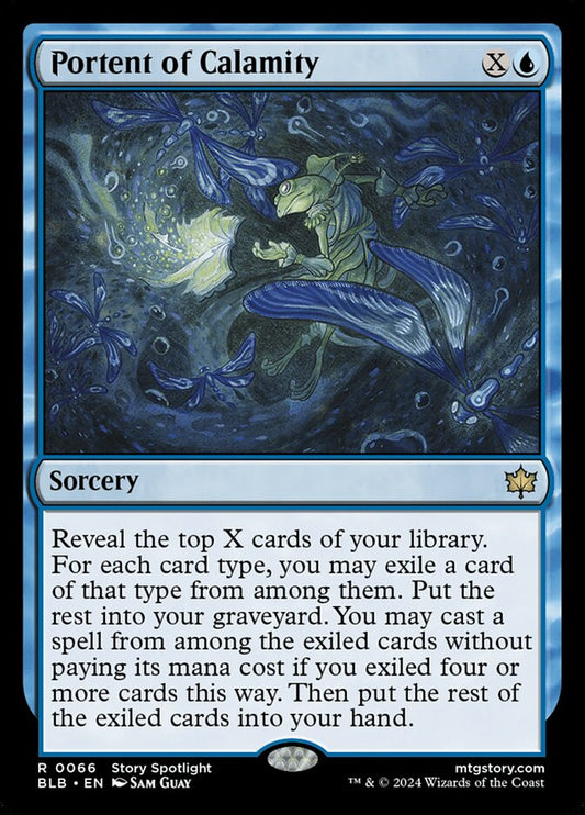 MTG Card Title: Portent of Calamity BLB/66