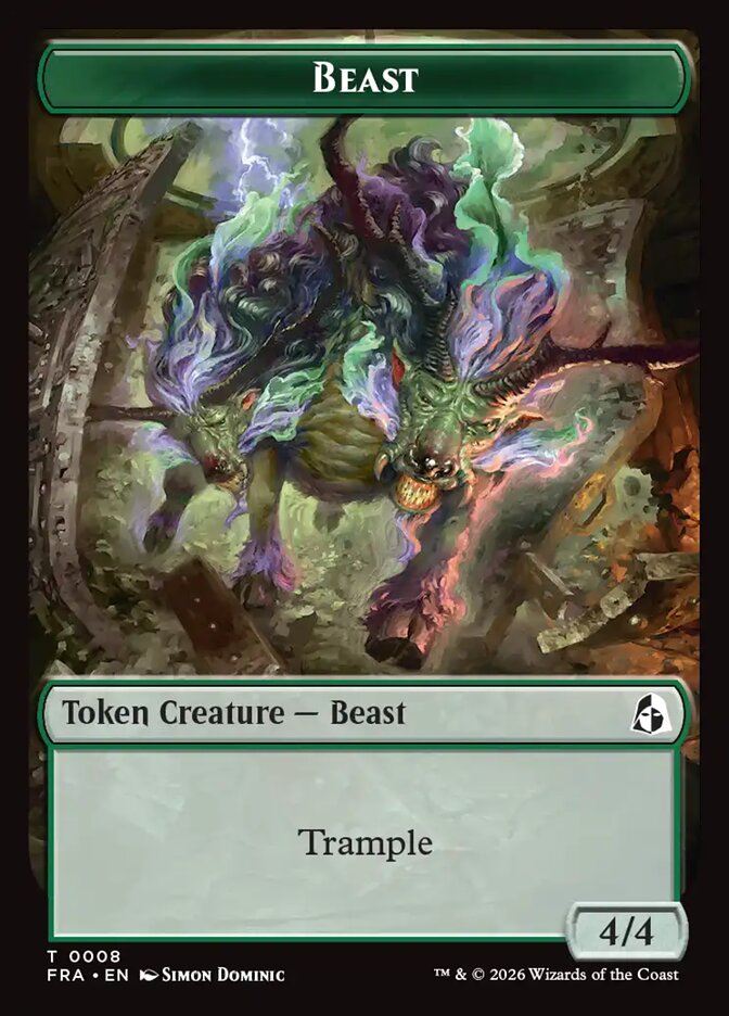 MTG Card Title: Beast TFRA/8