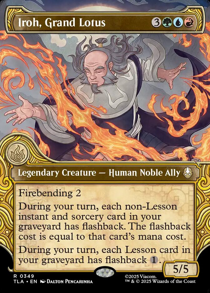 MTG Card Title: Iroh, Grand Lotus TLA/349