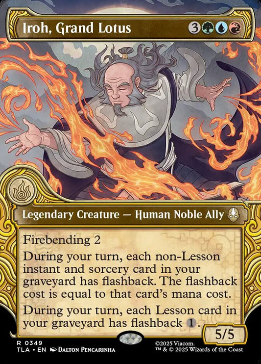 MTG Card Title: Iroh, Grand Lotus TLA/349
