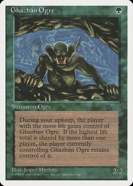 MTG Card Title: Ghazbán Ogre CHR/65