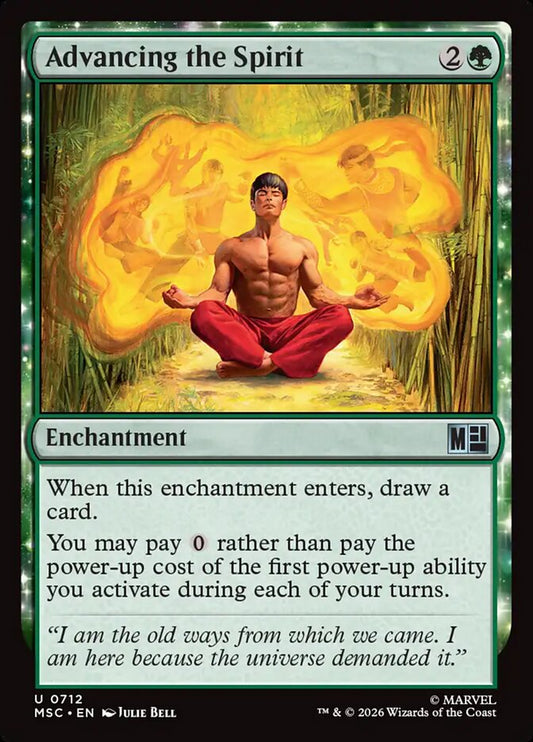 MTG Card Title: Advancing the Spirit MSC/712
