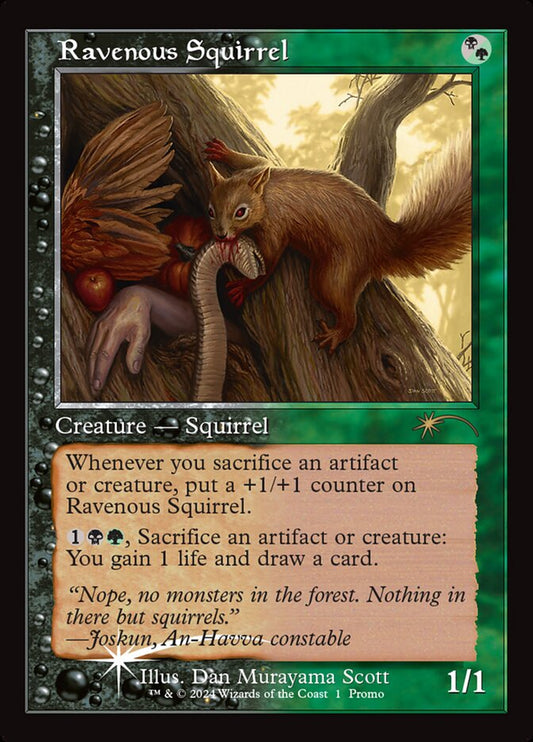 MTG Card Title: Ravenous Squirrel PW24/15