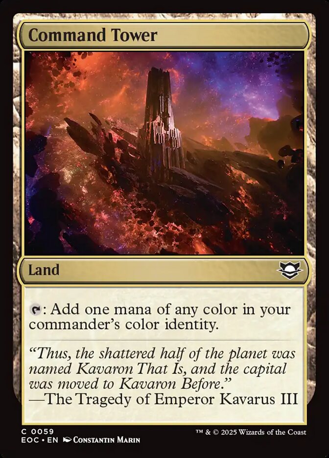MTG Card Title: Command Tower EOC/59