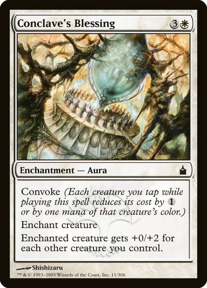 MTG Card Title: Conclave's Blessing RAV/11